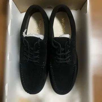 Manabat 블랙 스웨이드 신발