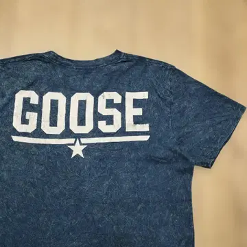 TOP GUN GOOSE 탑건 영화 무비T 블루 파랑 M
