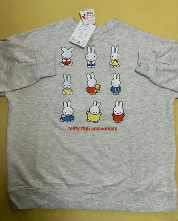 새상품 miffy 70th anniversary 맨투맨