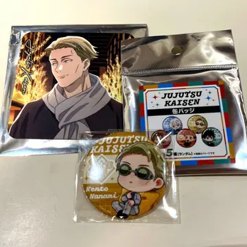 주술회전 이온 캔뱃지 말큐브 코스터 나나미 켄토