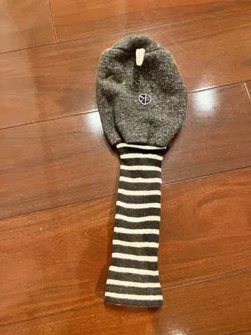 키노쇼 캔버스 케파니 드라이버용 골프헤드커버 그레이 스트라이프