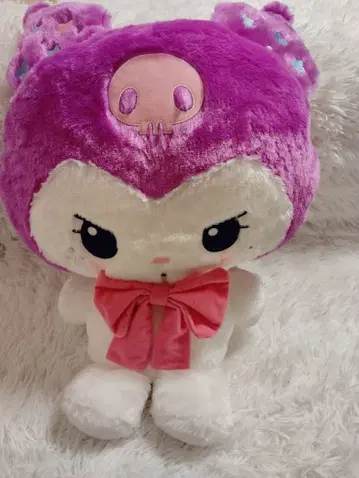 말랑말랑 산리오 캐릭터즈 슈퍼 라지 봉제 인형 [ 쿠로미 ]