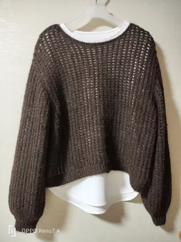 새상품 [ CLOCHE ] 이너 세트 니트 브라운