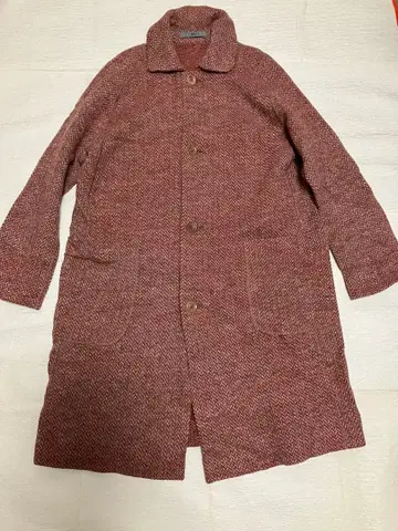 45R 래글런 트위드 코트