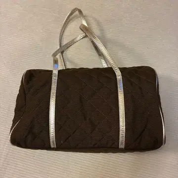 MZ WALLACE 퀼팅 보스턴 백 브라운