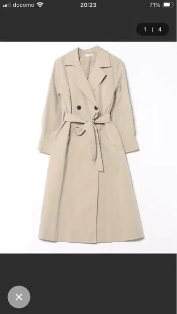 트웰브 어젠다 트렌치코트 새상품급 이번 시즌 상품