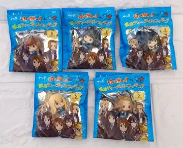 케이온! 쥬로쿠차 조식 티타임 피규어 오리지널 스트랩 5종 세트