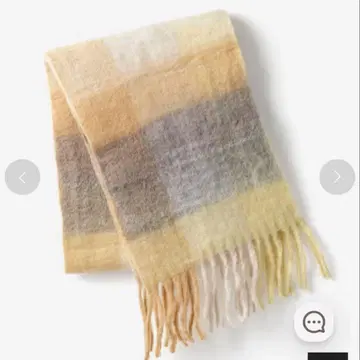 새상품 ] DoCLASSE 그라데 체크 플러피 스톨 머플러