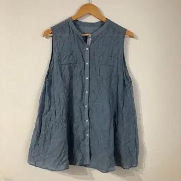 glitgenn 블루 셔츠 베스트 새상품급