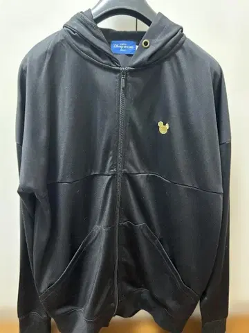 도쿄 디즈니 리조트 블랙 후드티 L