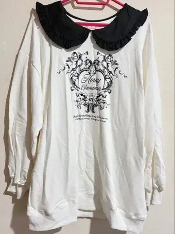 honey cinnamon 트레이닝복 맨투맨 원피스 둥근 카라 천사