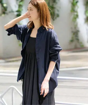 프레임워크 코튼 레귤러 카라 셔츠