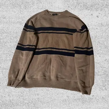 나노 유니버스 니트 절개 크루넥 맨투맨 L 사이즈