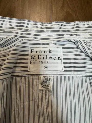 Fank & Eileen 프랭크 & 아이린 린넨 혼방 스트라이프 셔츠