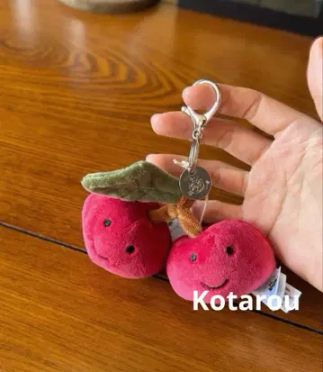 Jellycat 후르츠 체리 봉제 인형 키링