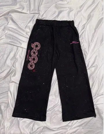 9090 girl OG Logo Glitter Sweat Pants