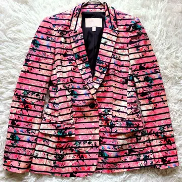 BANANA REPUBLIC 테일러드 자켓 보타니컬 화려한 올 패턴 M