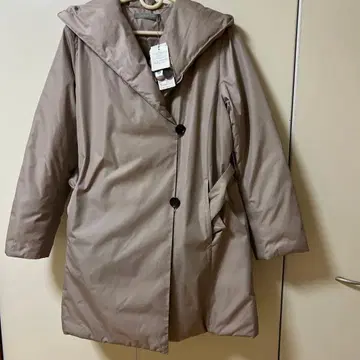 theory luxe 베이지 다운 자켓 38