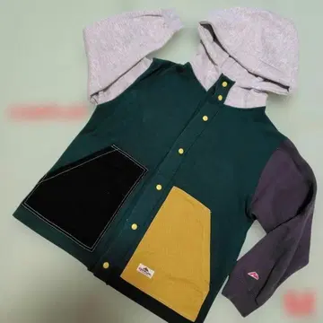 CAMPLAY 프론트 오픈 후드티 속기모 M 사이즈