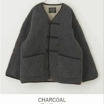 CUBE SUGAR 큐브 슈가 보아 자켓 아우터 차콜