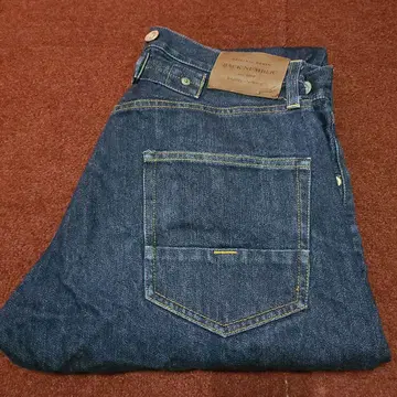 백넘버 화지 데님 카이하라 일본제 w30 신치 벨트