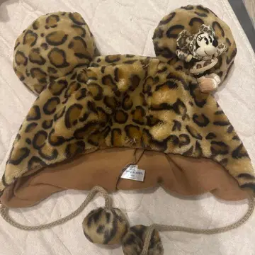 디즈니 팬캡 레오파드 무늬