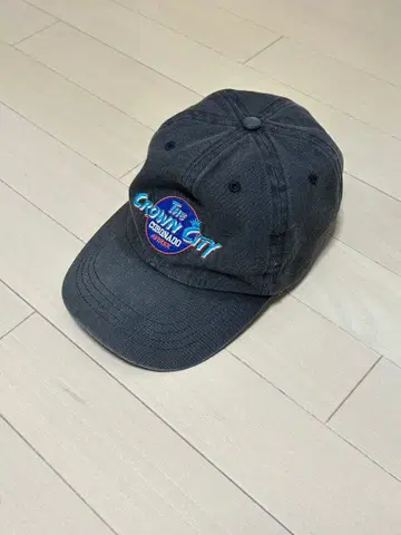 AVIREX 야구 모자 그레이 크라운 시티 조절 가능 구제 의류