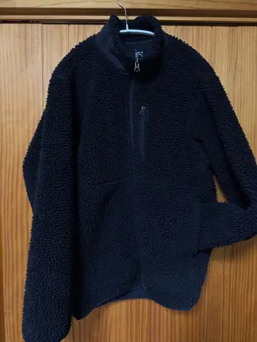 무인양품 블랙 L 사이즈 플리스 자켓