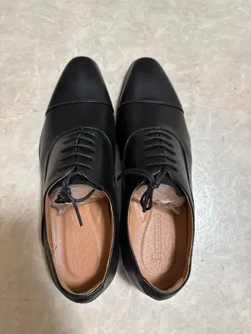 블랙 비즈니스 가죽 신발