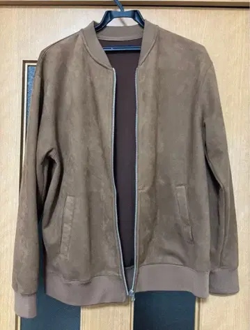 새상품급 RAGEBLUE 집업 블루종 스웨이드 브라운 S