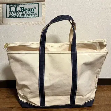 80s 바키바키 L.L.Bean 토트백 지퍼 포함 빈티지