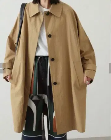 JOURNAL STANDARD 하이 카운트 와이드 스텐카라 코트 새상품