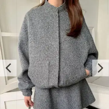 벌스데이 바쉬 BOUCLE BOMBER JACKET 미사용