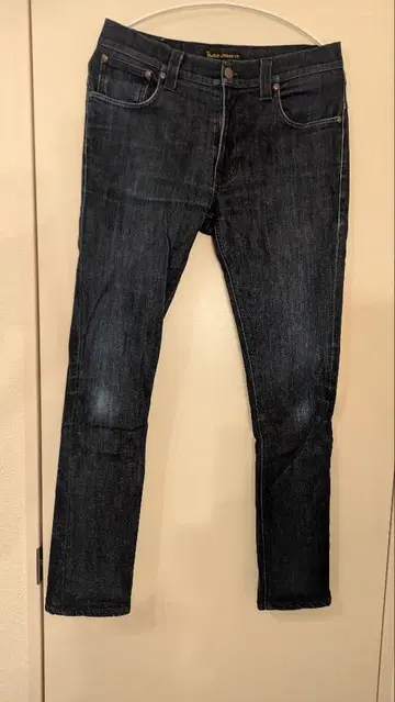 누디진 스키니 데님 다크 블루