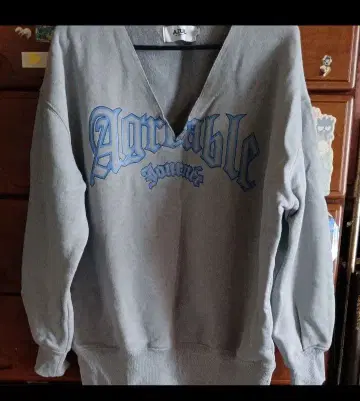 AZUL 그레이 V넥 트레이닝복