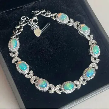 [ 간사이 엑스포 ] 천연 오팔 팔찌 네팔관 실버 925 엑스포