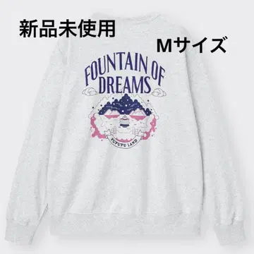 GU 미사용 새상품 맨투맨 풀오버 Kirby (라이트 그레이 / M)