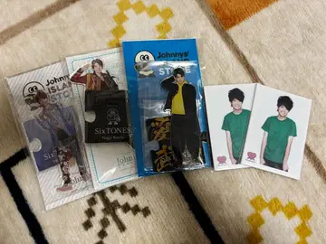 SixTONES 타카치 유고 아크릴 스탠드 3세트 미니 사진 포함