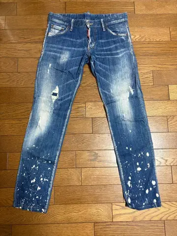 DSQUARED2 페인트 가공 데님 44