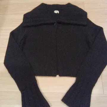 폭시 캐시미어 가디건 M 블랙