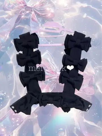 리본 하네스 리본하네스 하네스 벨트 블랙