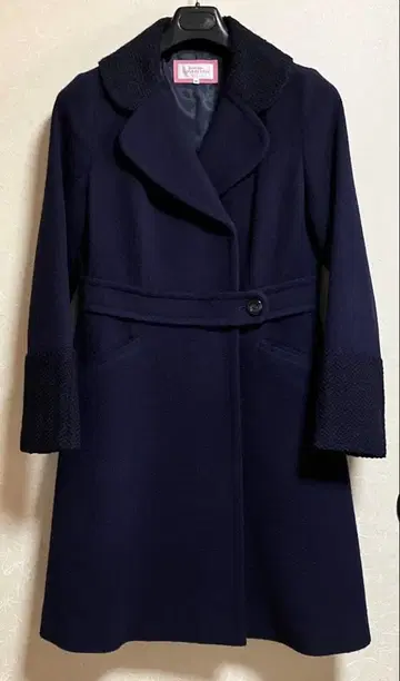 ALMA EN ROSE 알마 앙 로즈 코트 네이비 하나에모리