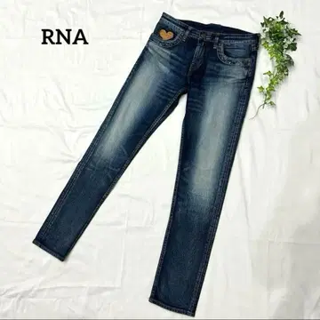 [ 즉시 완판 ] RNA 데님 팬츠 청바지 스키니 하트 스트레치 S