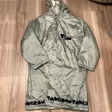 TANGRAM 실버 후드 부착 자켓 코트 S