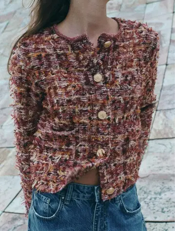 ZARA 텍스처 니트 가디건 S 사이즈