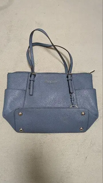 MICHAEL KORS 블루 토트백