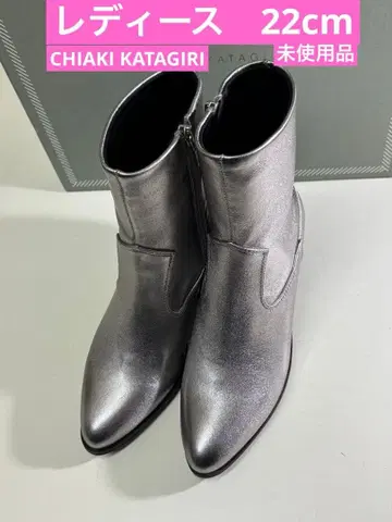 CHIAKI KATAGIRI 여성용 숏부츠 미사용품