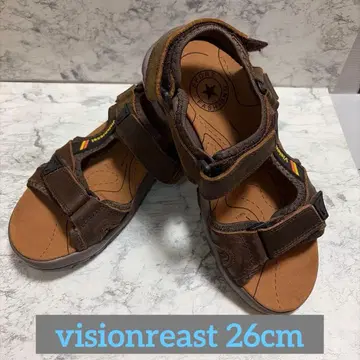 visionreast 남성용 가죽 샌들