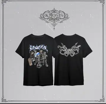 KNOSIS POSSE T-shirt | Black L사이즈