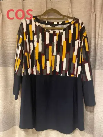 COS 컬러풀 스트라이프 상의